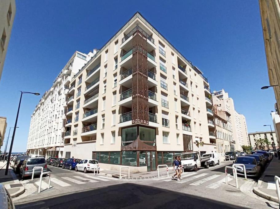 Super T2 Climatise Avec Balcon A Pied Plage Catalan Marseille Exterior photo